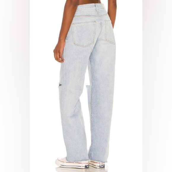 GRLFRND Bella Low Rise Boyfriend Jeans Bella Hadid Luxury Denim color: Echo Park - Picture 3 of 5